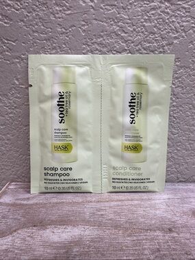 👍🏻 FREE HASK Soothe Scalp Care Shampoo & Conditioner Sachets